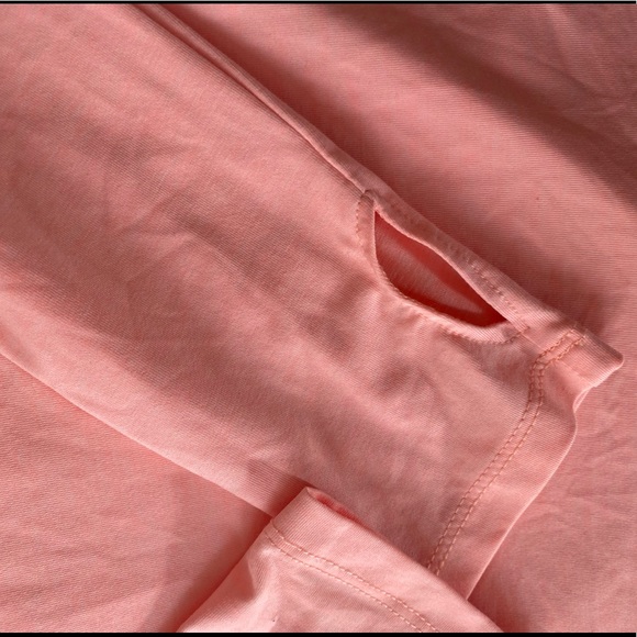 Pink Long Sleeve Workout Top - Picture 3 of 4